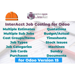 InterAcct Job Costing for Odoo - version 15