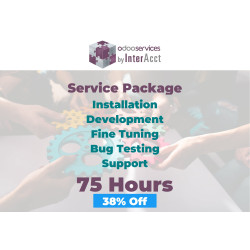 75 hours - Development/Support Services for Odoo