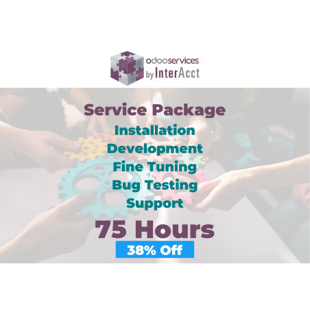 75 hours - Development/Support Services for Odoo