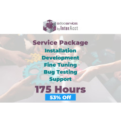 175 Hours - Development/Support Services for Odoo