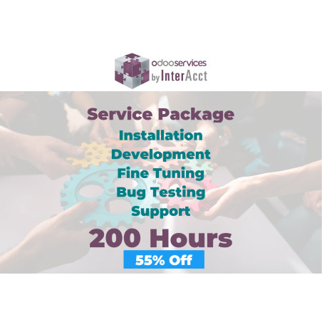 200 hours - Development/Support Services for Odoo