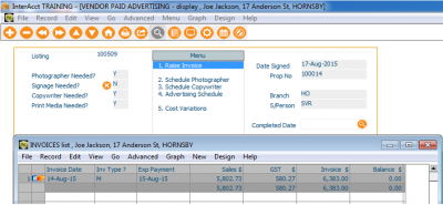 Real Estate Invoicing