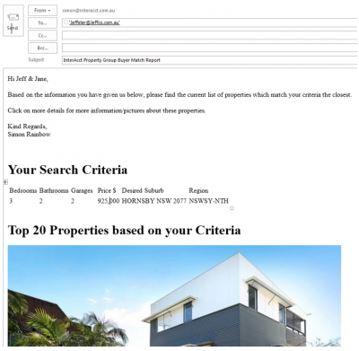 Real Estate HTML Report